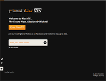 Tablet Screenshot of iwantmyflashtv.com